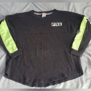 Vs Pink Long Sleeve Size Medium Oversized